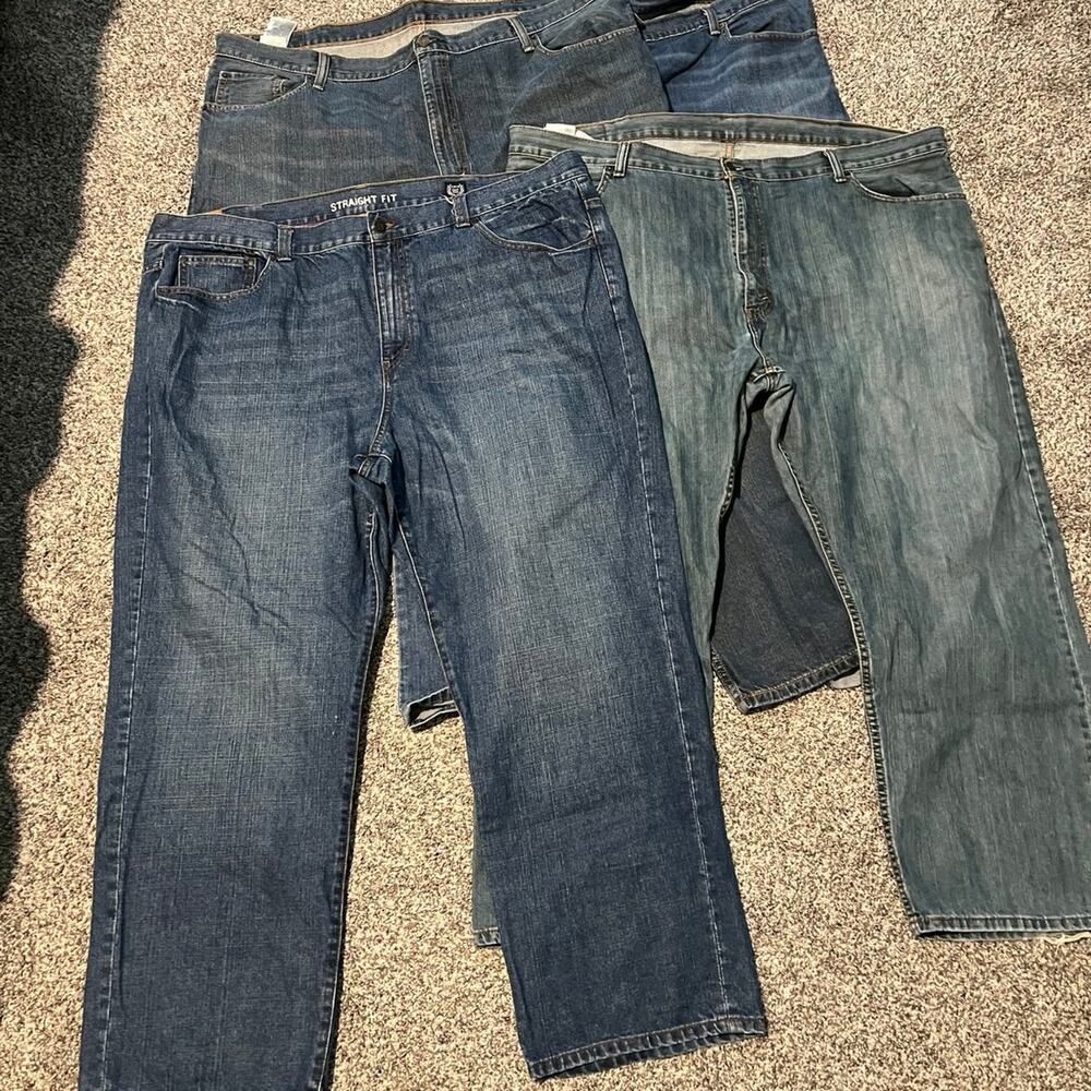 Lot of 4 Jeans Levi’s 559/Chaps 46/30